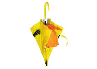 قاب محکم زرد و زیبا برای کودکان و نوجوانان ، چتر طراحی سفارشی چتر ، به راحتی کار می کنند تامین کننده