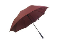 پارچه پلی استر / پارچه ضد باد ضد چتر بزرگ گلف محافظت در برابر باران تامین کننده