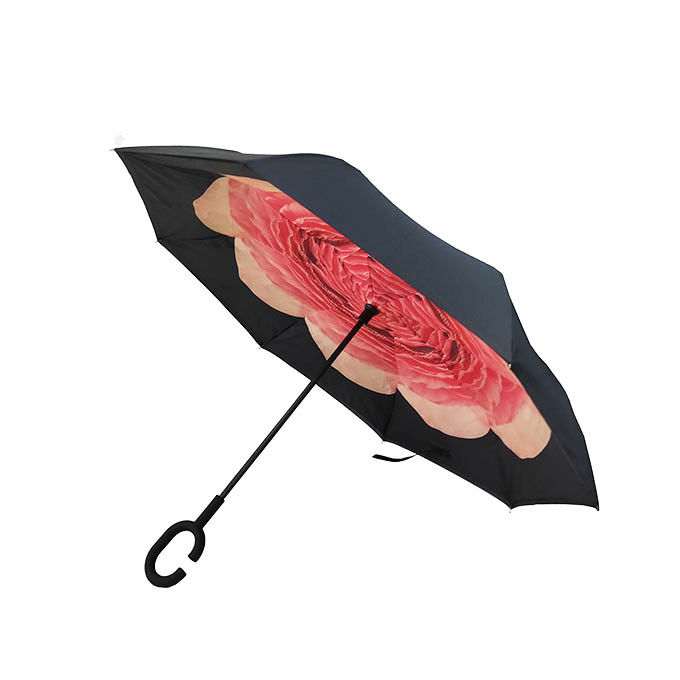 طراحی گل دو چتر معکوس چتر ، C شکل دسته ای چتر تامین کننده