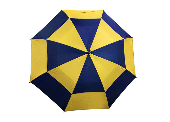 یک دست چتر ضد باد مردانه ، یک چتر گلف دو سایبان تامین کننده