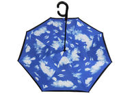 فایبرگلاس قاب دو لایه معکوس از چترهای سفارشی پارچه ای سفارشی شده با چتر معکوس تامین کننده